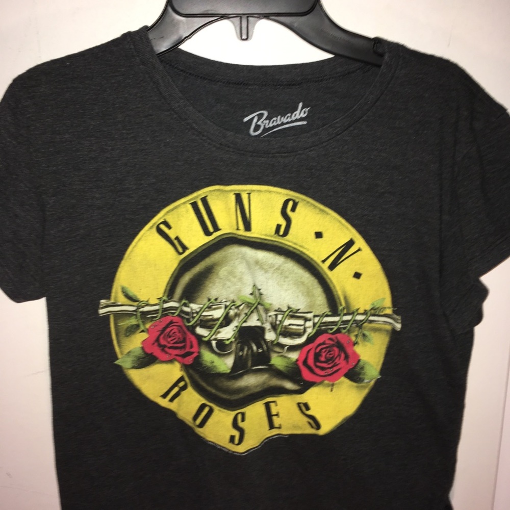 Guns & Roses crop-top
